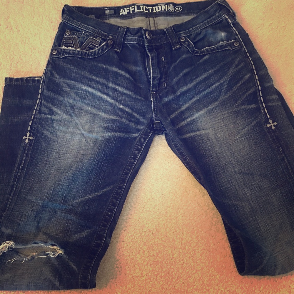 Men’s Affliction jeans